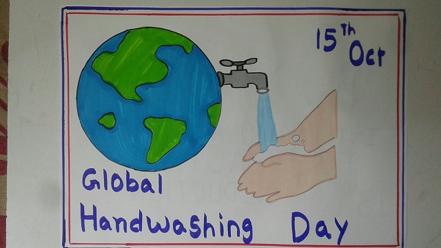 Handwashing Day Drawing